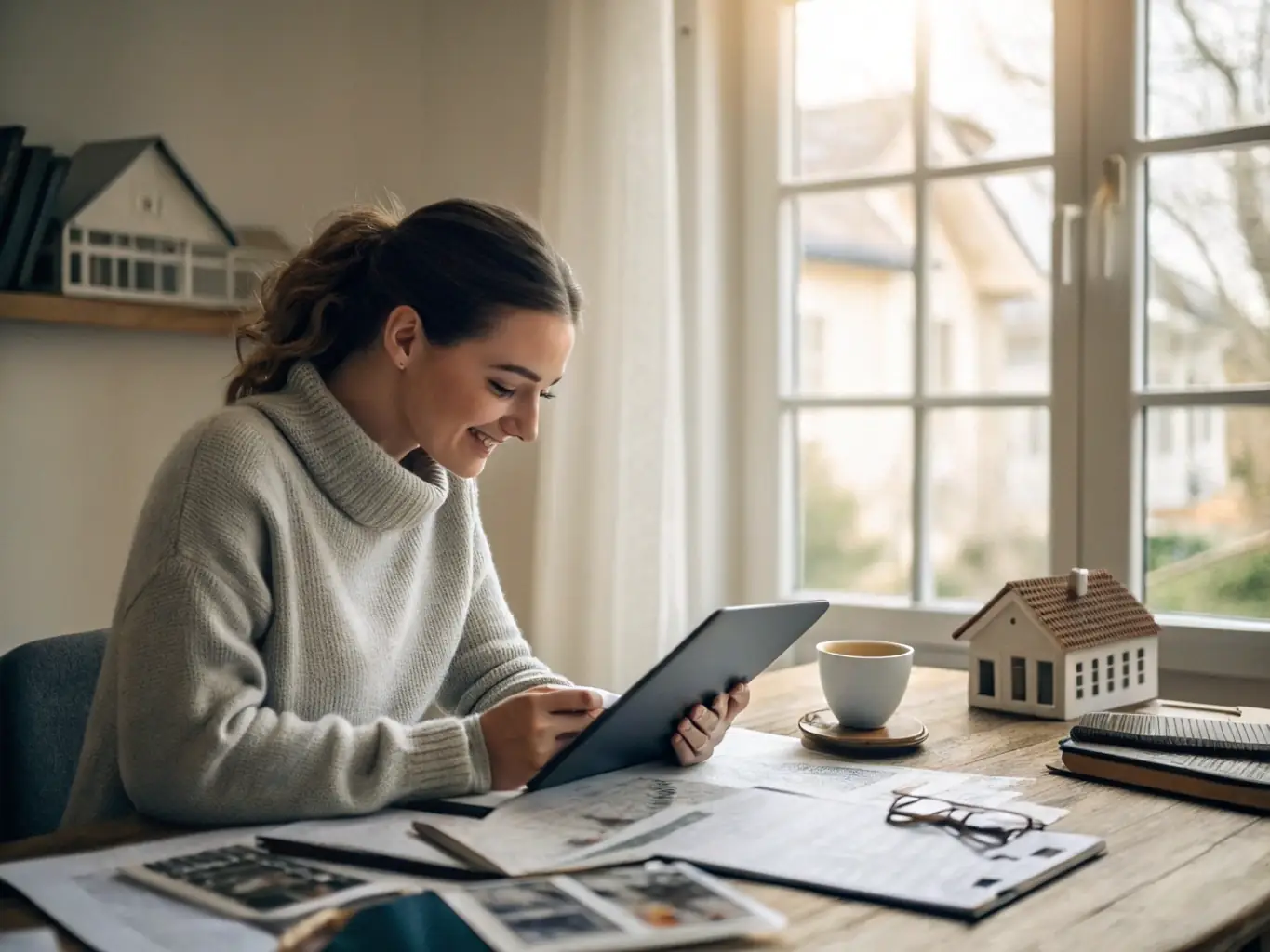 An image depicting a virtual assistant using the Flip the Script platform to manage leads, schedule appointments, and handle administrative tasks for a real estate wholesaler.
